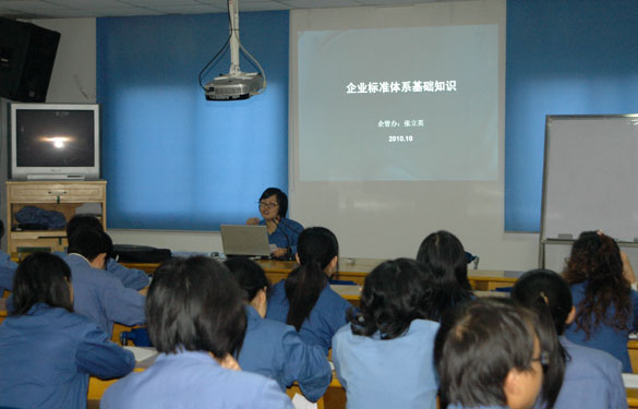 江蘇上上電纜集團開展企業標準體系培訓