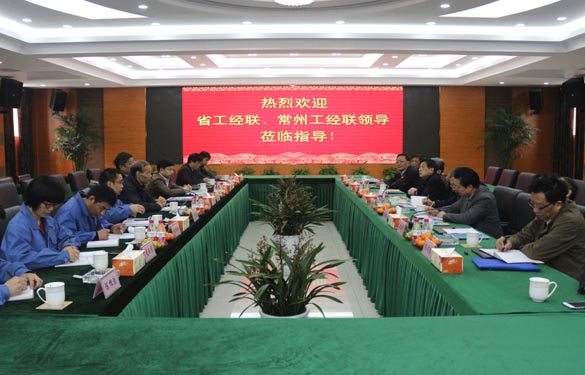 省工經(jīng)聯(lián)、常州市工經(jīng)聯(lián)領(lǐng)導(dǎo)來上上電纜調(diào)研